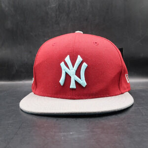 New Era Hat Cap New York Yankees World Series 1998 59FIFTY Sz 7 1/4 Maroon